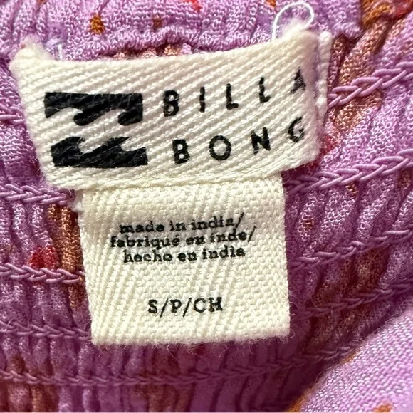 Billabong heartland long sleeve mini dress- Size Small - Picture 9 of 10